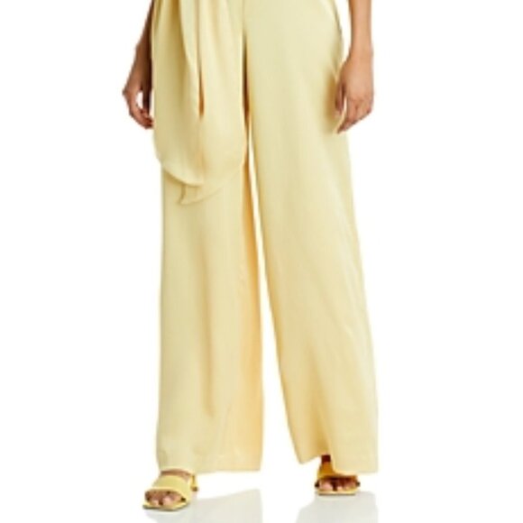 Ramy Brook Addison Strapless Wide Leg Jumpsuit in Daffodil (Yellow) NWT - Picture 3 of 4